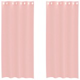 Cumpara ieftin Perdele Voile cu Oelii 2 buc Roz 140x225 cm