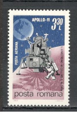 Romania.1969 Cosmonautica-Apollo 11 TR.277 foto