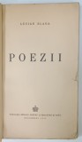 POEZII de LUCIAN BLAGA , 1942 , EXEMPLAR NR. 1701 DIN 4226, COPERTE REFACUTE *