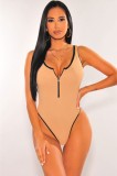 M767-15 Body casual din material reiat si inchidere inghinala, S/M