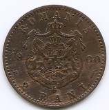 Romania 2 Bani 1900 - Carol I, Cupru, 20 mm, KM-27 (3)