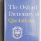 The Oxford Dictionary of Quotations