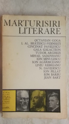 D. Caracostea - Mărturisiri literare, 1971 foto