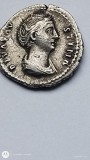 Roma AR Denarius - Antonius Pius ( after 141 AD ) - for his wife Faustina