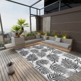 VidaXL Covor de exterior, ARAKIL negru, 140x200 cm, PP 317013