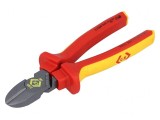Cleşti laterali izolaţi 180mm pentru tăiere 1kVAC 1,5kVDC