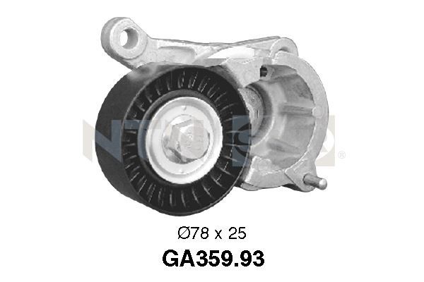 SNR GA359.93 rola intinzator,curea transmisie