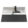 Tastatura Laptop, Toshiba, Satellite E55-A, E55D-A, E55DT-A, E55T-A, iluminata, neagra, layout UK