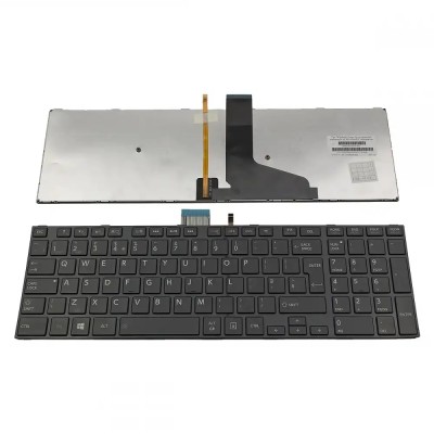 Tastatura Laptop, Toshiba, Satellite C70-A, C70D-A, C70-B, C70D-B, iluminata, neagra, layout UK foto