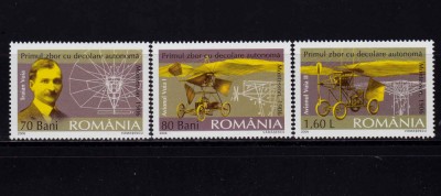 ✅RO 2006 LP 1712 &amp;quot; Centenarul zborului Traian Vuia &amp;quot; ,serie ,,MNH foto