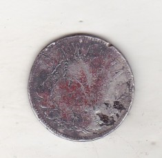 bnk mnd Romania 1 leu 1874 uzat , argint