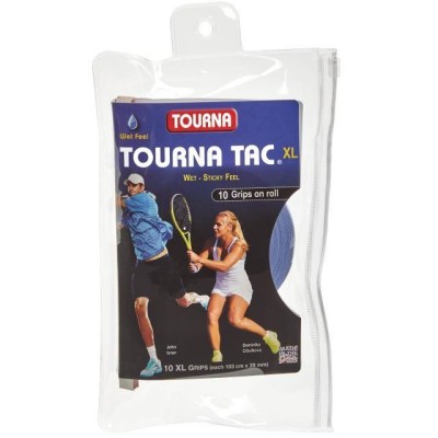 Overgrip Tourna Tac, XL, albastru, 10 bucati foto