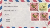 Plic Ecuador Tematica Pasari - Filatelie Straina 1950+ Colectie