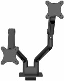 Cumpara ieftin Brat dublu pentru monitor Neomounts, tip full motion, pentru display-uri