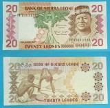 Sierra Leone 20 Leones 1984 &#039;Cautatori de aur&#039; UNC serie: FF73111221 p14