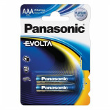 Baterii Alcaline AAA LR3 1.5V Panasonic Evolta Blister 2