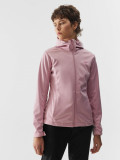 Geacă softshell anti-v&acirc;nt membrana 5000 pentru femei - roz deschis, 4F Sportswear