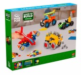 Set constructie, Plus-Plus, 500 piese, Invata sa construiesti, Vehicule