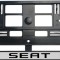 Set 2 bucati, suport numar inmatriculare Seat