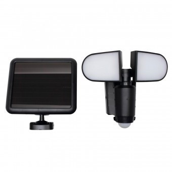 Reflector LED cu baterie solara si senzor de miscare Home FLP 5 Solar, 72 x Led, 500 lm, 4500K foto