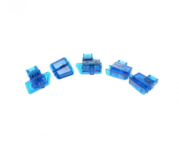 Set butoane comenzi transparente albastre, pentru GY6 Cod Produs: MX_NEW ZLO2320BL