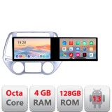 Navigatie Hyundai I20 2011-2014 manual si automat Edotec 2 ecrane 8 core 4+128 21.6 inch Incell android Wifi 5Ghz gps internet Kit-i20-2012 CarStore T