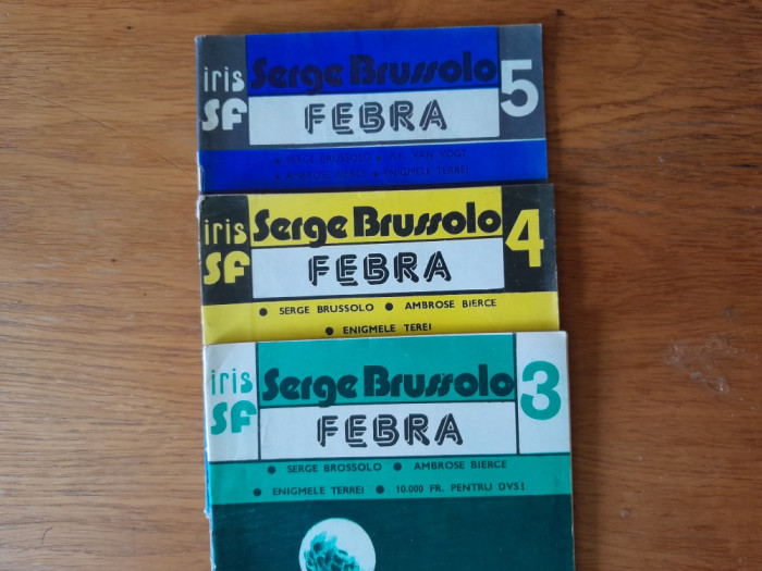 FEBRA - Serge Brussolo iris- SF. Vol 3.4.5