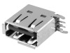 Soclu USB A PCB THT 90&deg; Aurit