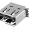 Soclu USB A PCB THT 90&deg; Aurit