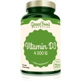 GreenFood Nutrition Vitamin D3 4000IU capsule cu vitamina D 90 caps.