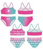 Costum de Baie pentru Copii 2 Piese Barbie 4-6-8 Ani (set 3 buc.)