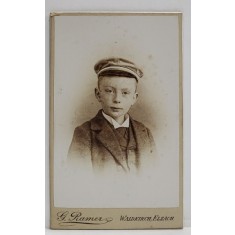 FOTOGRAFIE C.D.V. , STUDIO G. RAMER , WALDKIRCH iB ELZACH , SCOLAR CU SAPCA , CCA. 1900