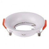 CORP SPOT GU10 ROTUND 88X40MM - ALB, V-TAC