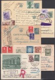 ROMANIA LOT 5 CARTI POSTALE CIRCULATE CERNAUTI CAMPULUNG MOLDOVA GERMANIA AUSTRIA CENZURAT