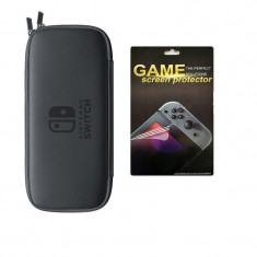 Nintendo Husa De Protectie Consola Cu Screen Game Protector Negru -134 foto