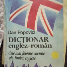 Dan Popovici - Dictionar englez - roman (1992)