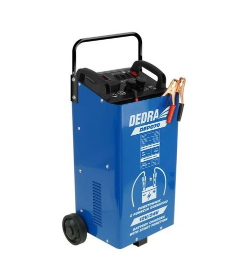 DEDRA Redresor baterie auto cu functie pornire, 12/24V, 40-400Ah DEP070 DEDRA Redresor baterie auto cu functie pornire, 12/24V, 40-400Ah DEP070