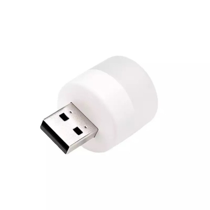 Bec Led cu alimentare USB, Lumina rece, Portabil, Alb, YULMI