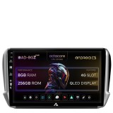 Cumpara ieftin Navigatie Peugeot 208 2008 (2012+), Android 13, Z-Octacore 8GB RAM + 256GB ROM, 10.1 Inch - AD-BGZ10004+AD-BGRKIT258