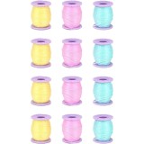 Set de re&icirc;ncărcare cu ață de bumbac pentru mașina automată Magic Braids &ndash; pachet de 12