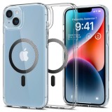 Husa pentru iPhone 14 Plus - Spigen Ultra Hybrid MagSafe - Carbon Fiber