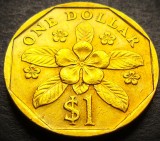 Moneda exotica 1 DOLAR - SINGAPORE, anul 1989 *cod 3826 A