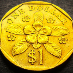 Moneda exotica 1 DOLAR - SINGAPORE, anul 1989 *cod 3826 A