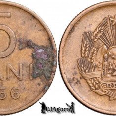 1956, 5 Bani - RPR - Romania