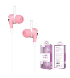 Casti In-Ear HOCO Aparo M21 cu Microfon, Jack 3.5mm, Roz