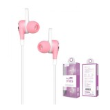 Casti In-Ear HOCO Aparo M21 cu Microfon, Jack 3.5mm, Roz