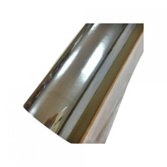 Colant folie PVC cu tehnologie eliminare bule aer cromat argintiu oglinda 1,5 x 1 metru