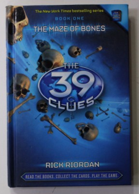 THE 36 CLUES by RICK RIORDAN , THE MAZE OF BONES , BOOKK ONE , 2008 foto
