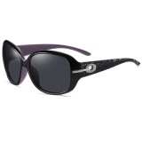 Ochelari de Soare Dama - Techsuit (2012) - Black / Purple / Gray