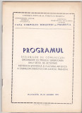 Bnk div Ploiesti 1973 - Program sesiuni comunicari Casa corpului didactic